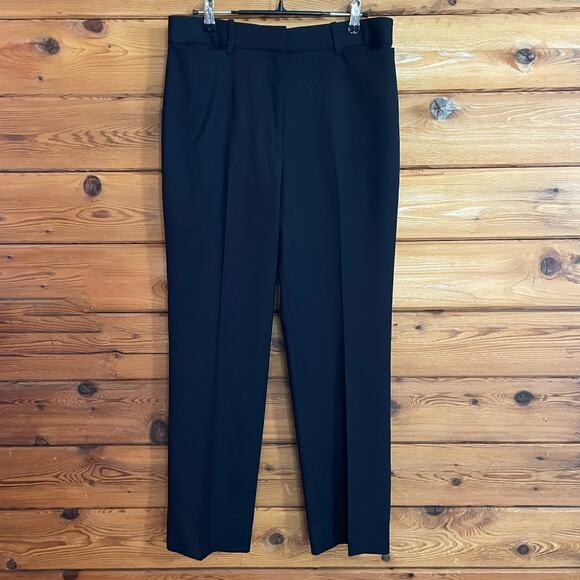 M.M Lafleur Navy Blue Trouser Pants Wool Blend Size 6 - Picture 1 of 7